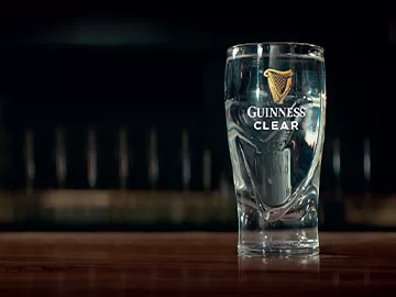 Guinness HTML5 display ad campaign with animated dark-themed creative